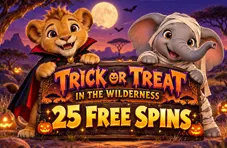 Trick or Treat in the Wilderness – 25 free spins