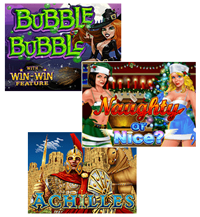 Slot game art from Springbok Casino's lobby (official artwork)
